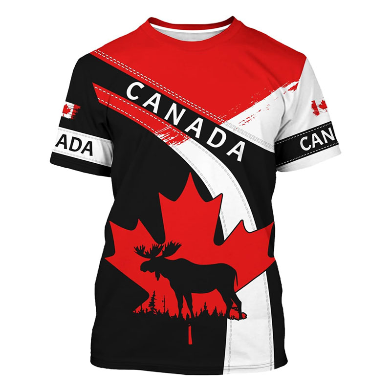 T-shirt imprimé en 3D pour hom - Street Fashion Canada avis et prix
