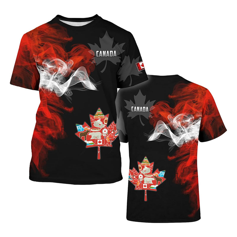 T-shirt imprimé en 3D pour hom - Street Fashion Canada avis et prix