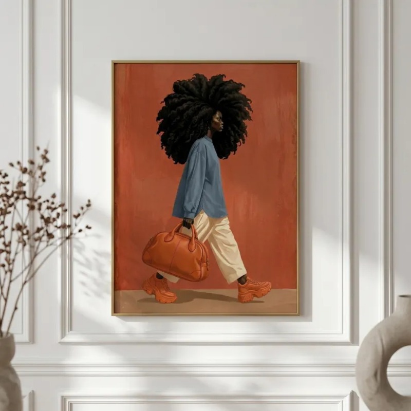 Affiche Afro Street Queen Hip- - Queen Street Fashion avis et prix