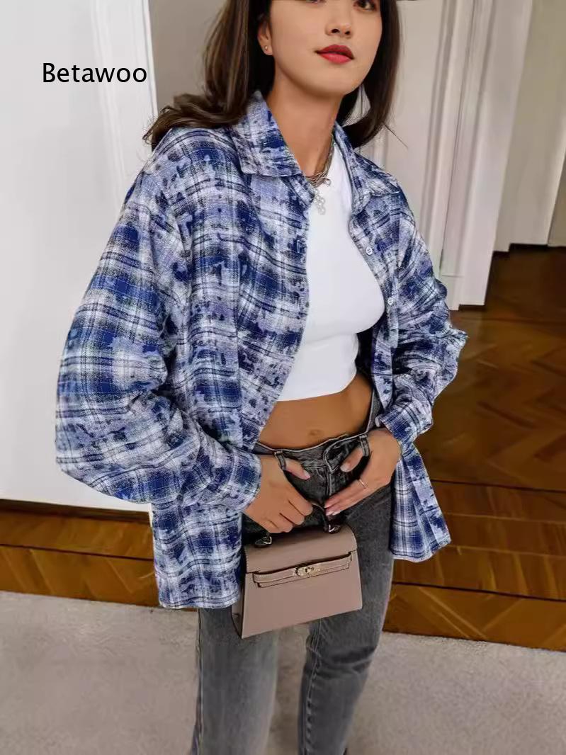 Chemise ample à carreaux pour  - Fashion Street Night avis et prix