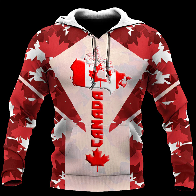 Sweat à capuche imprimé cuir c - Street Fashion Canada avis et prix