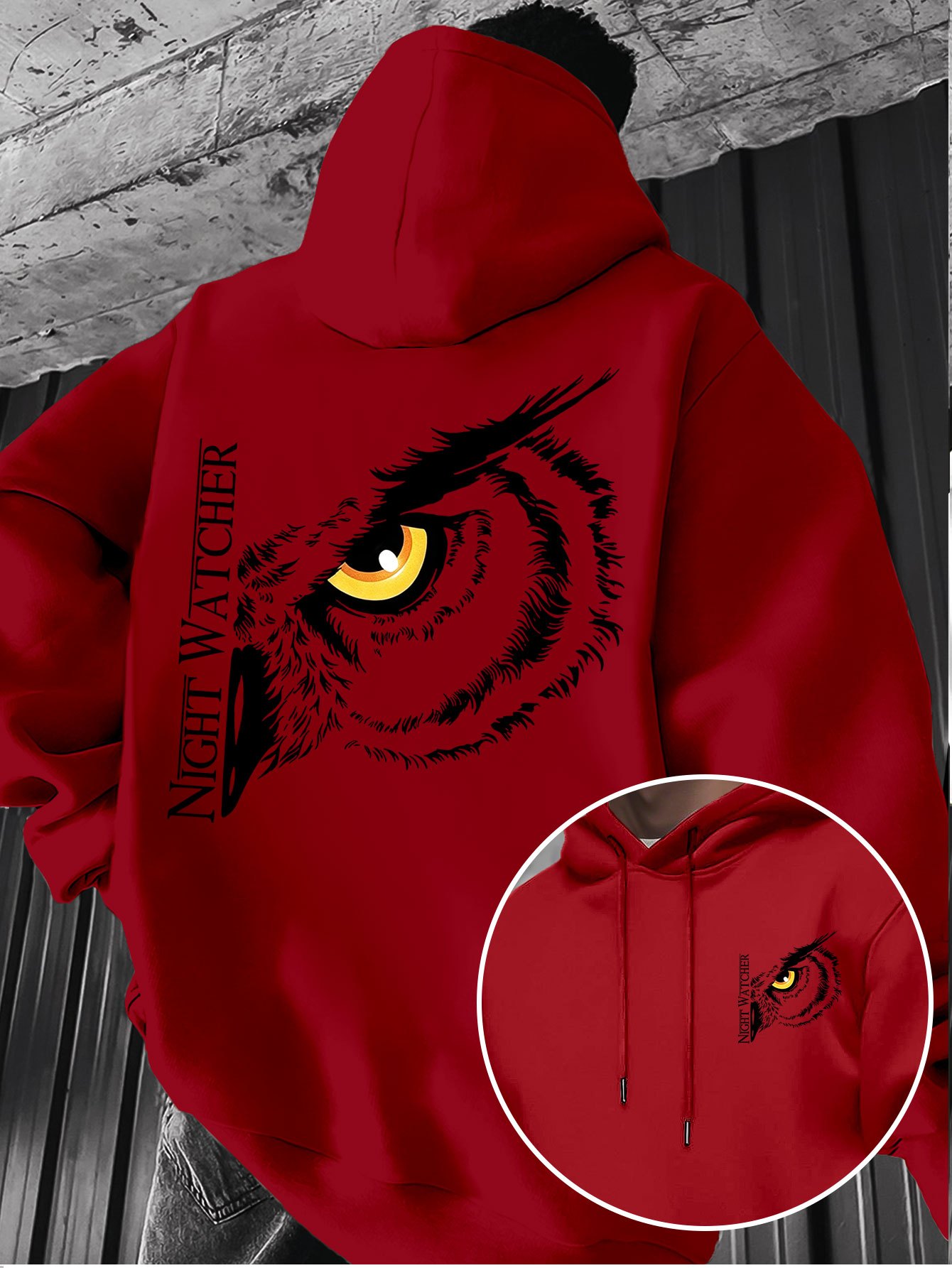 Sweat à capuche imprimé avec m - Fashion Street Night avis et prix